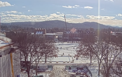 Baker tower webcam view of the Green
