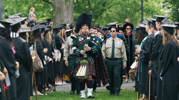 Commencement bagpiper