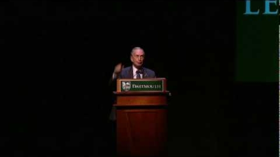 Dartmouth Presidential Lectures: Michael Bloomberg, Mayor of New York City