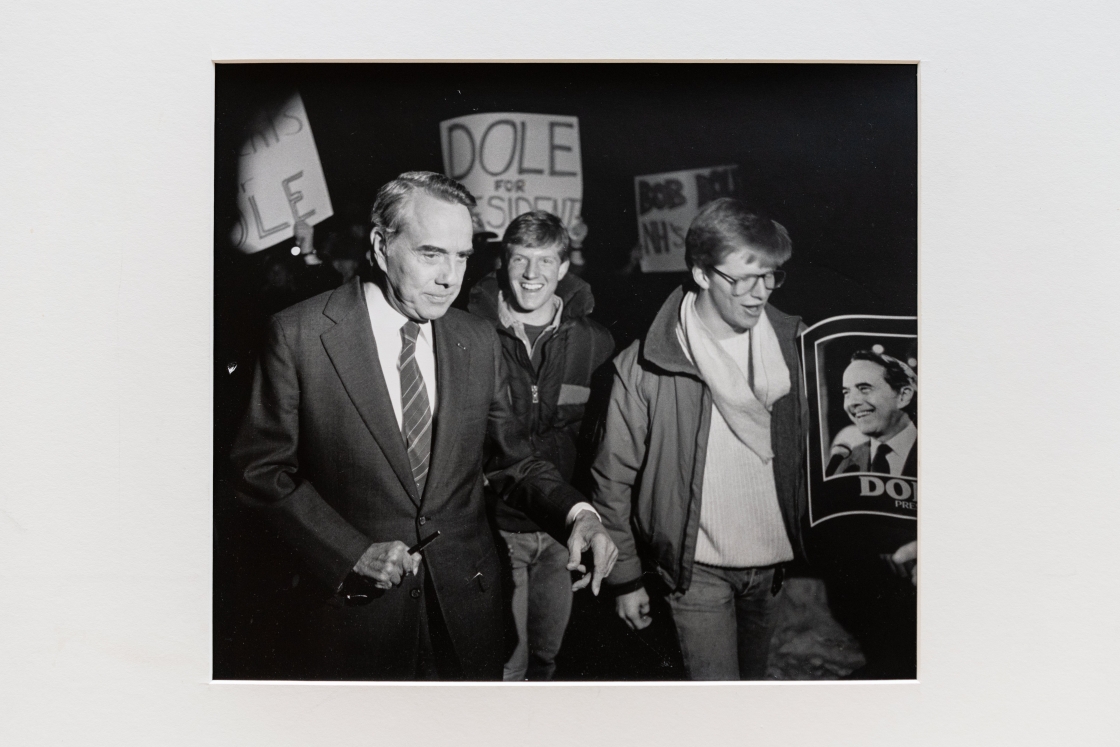 Senator Bob Dole at Dartmouth College in 1988
