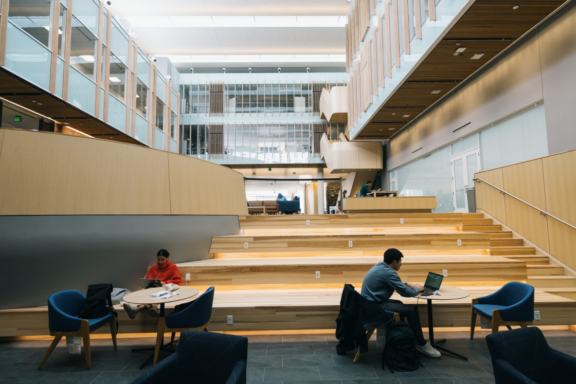Students study inside Irving
