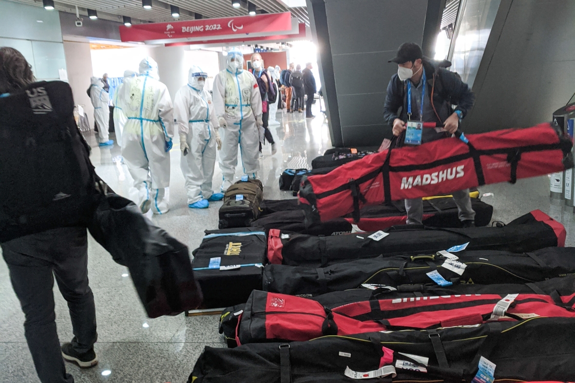 Team USA arrives in Beijing