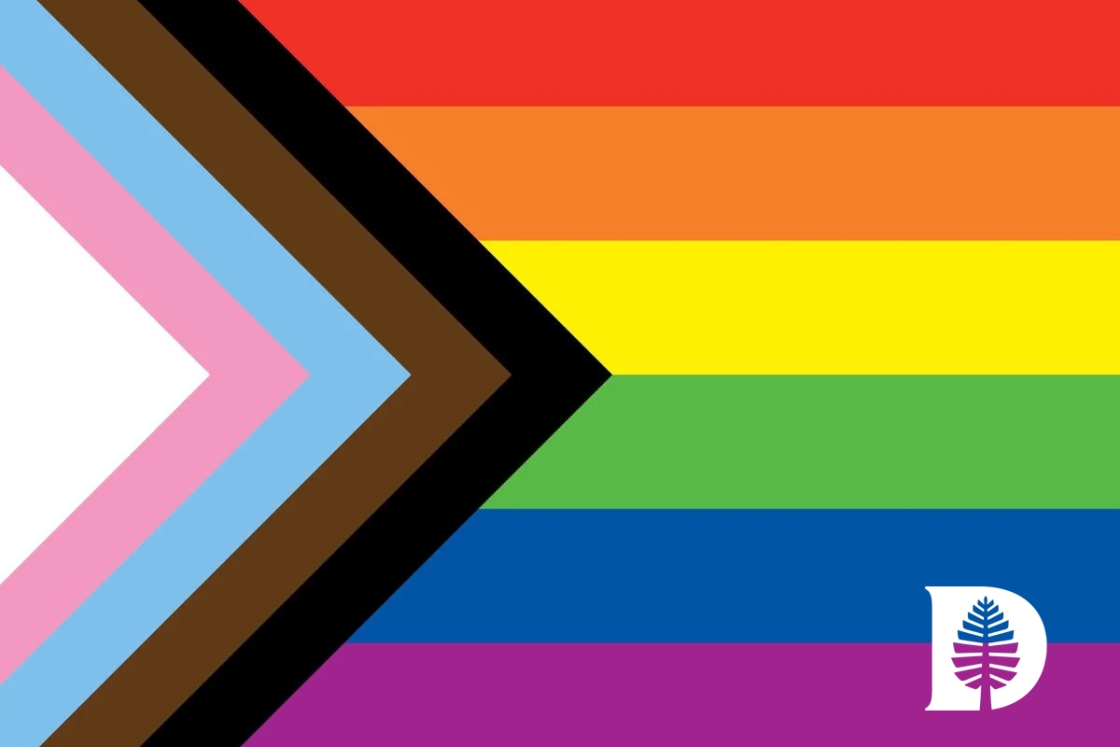 Progressive rainbow pride flag