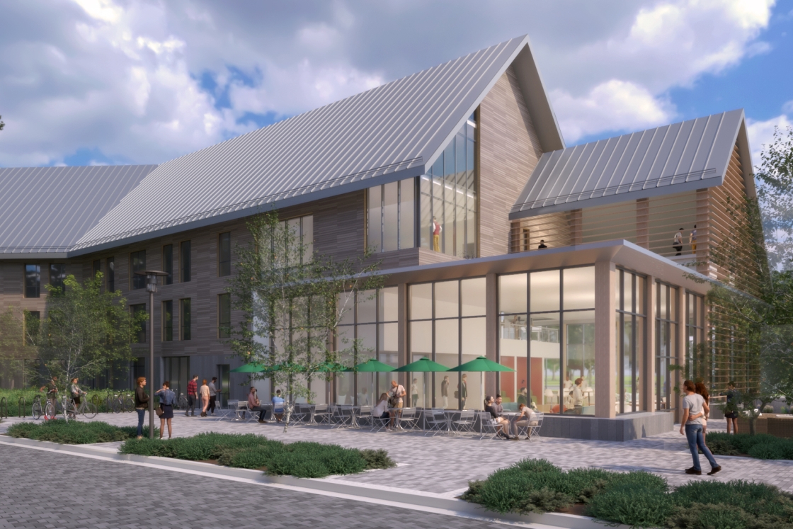 Architectural rendering of North End Campus at Dartmouth