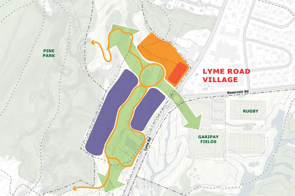 Lyme Road North campus map