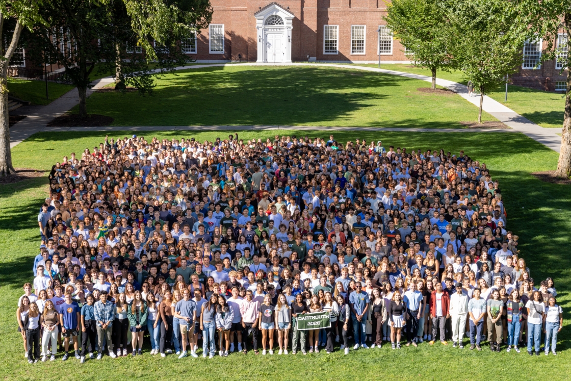 The Class of 2026 on Baker Lawn