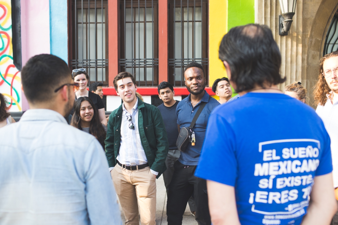 Rubi Leon '25, Ignacio Gutierrez '25 and John Ejiogu '23