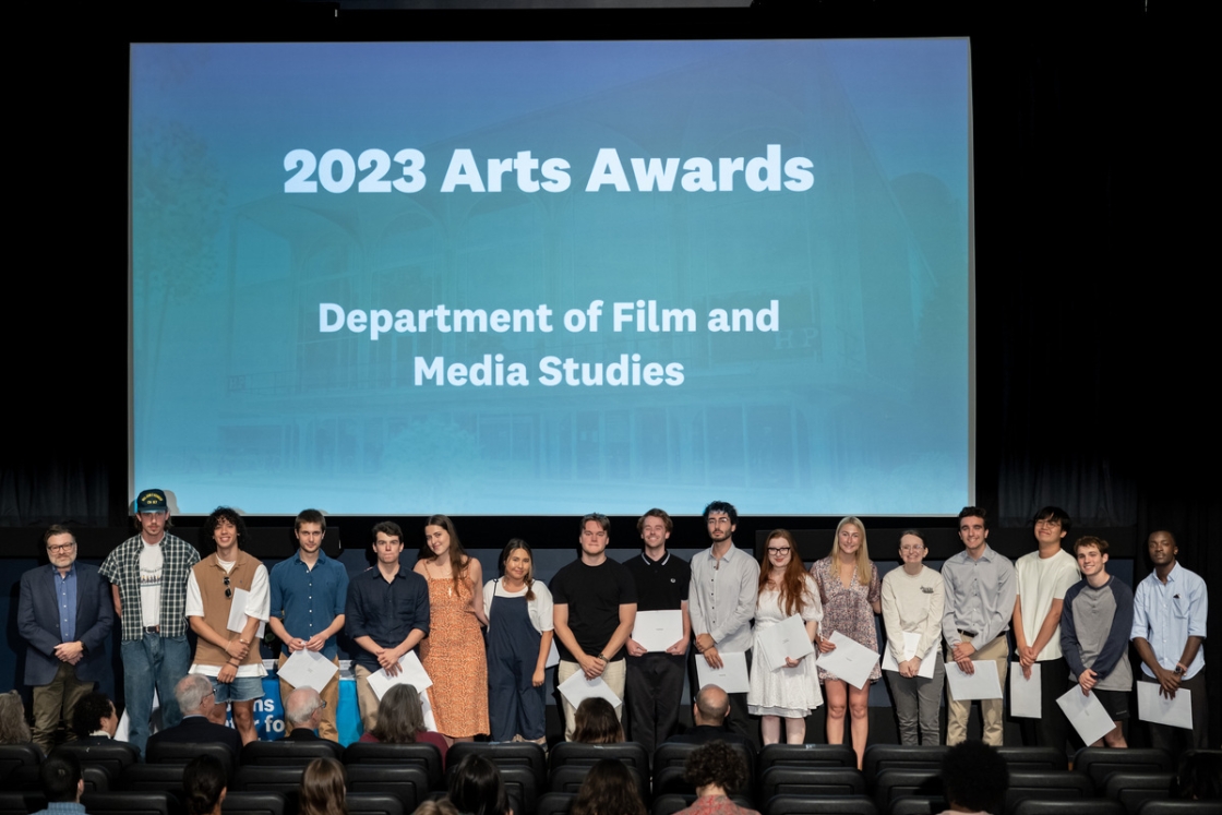 Students with their arts awards