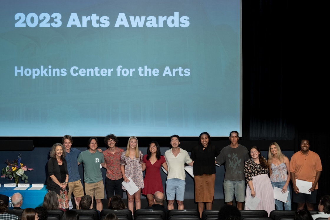 Students with their arts awards