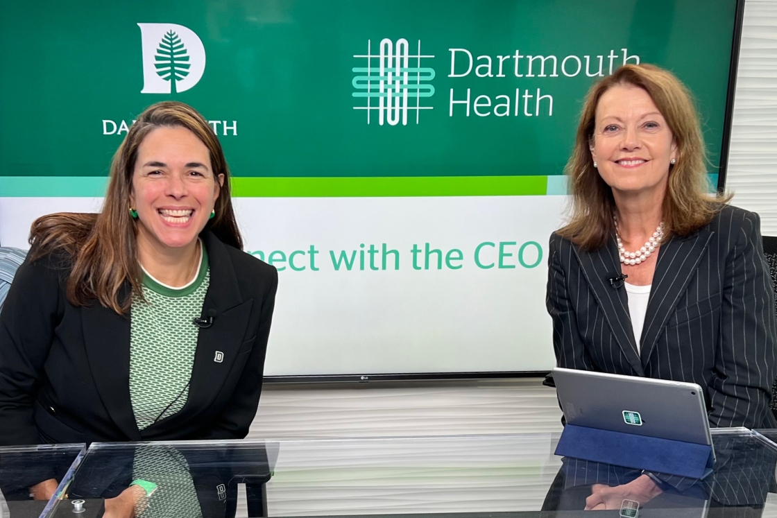 The presidents of Dartmouth and Dartmouth Health