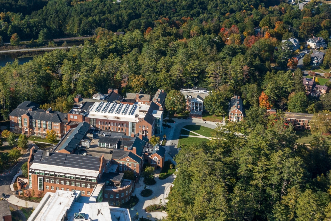 Aerial view of Tuck School of Business