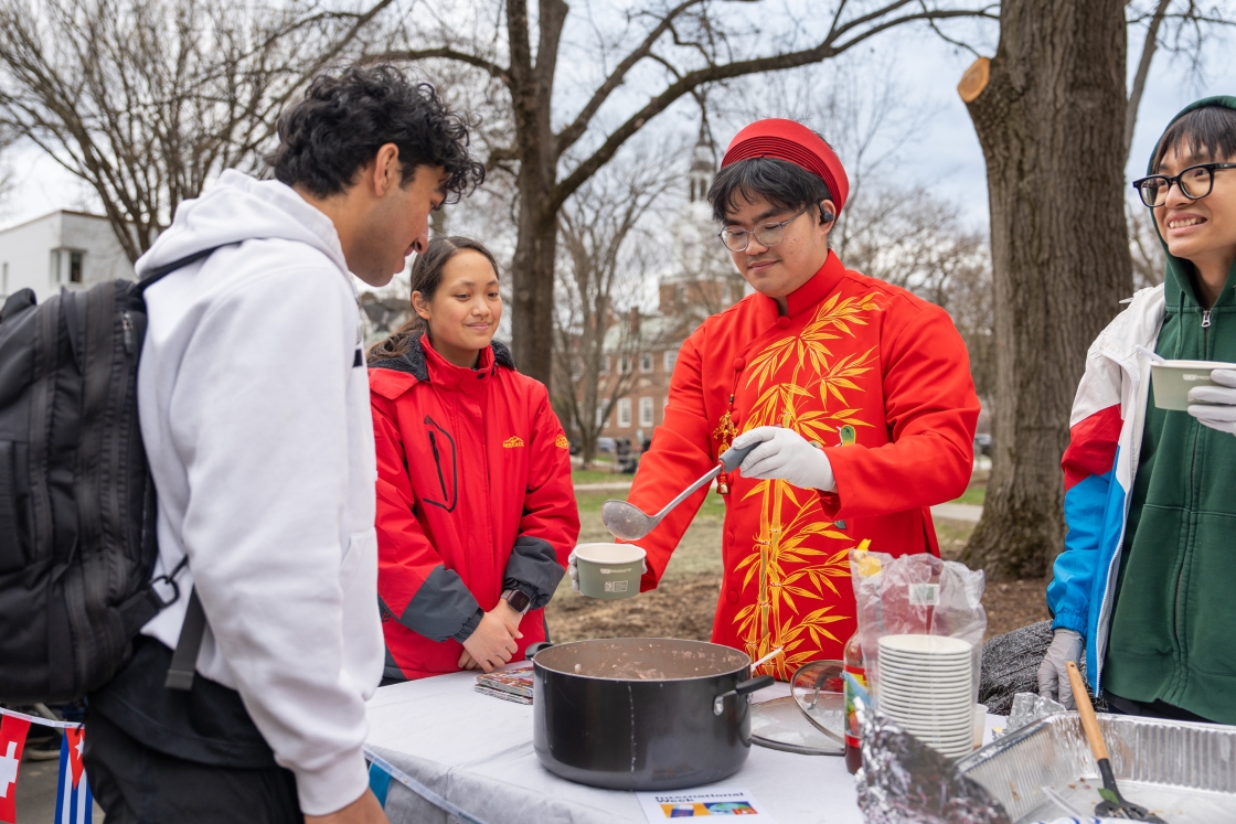 The Vietnam table at the International Street Food Fair