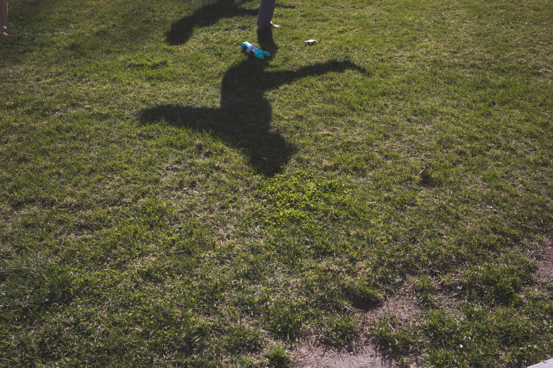 shadow of person performing qigong