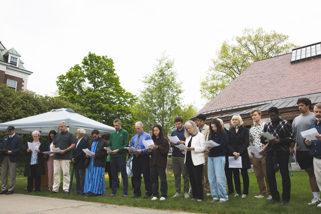 Group from the tree dedication ceremony