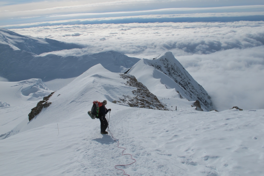 Dartmouth expedition members on Denali