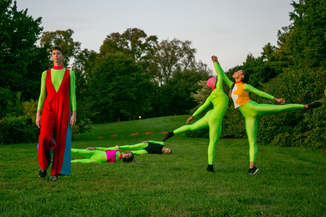 Dancers performing &quot;You Look Like a Fun Guy&quot;