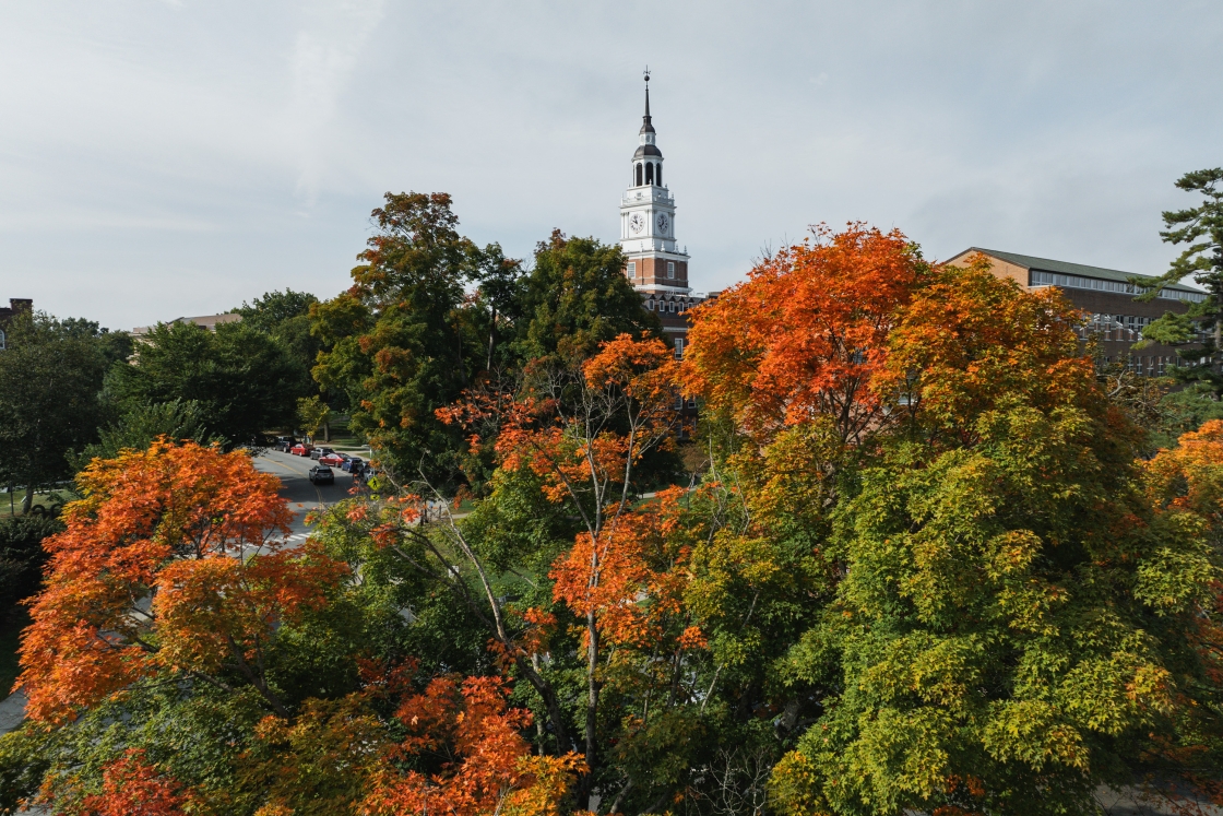 Aerial of Baker Tower