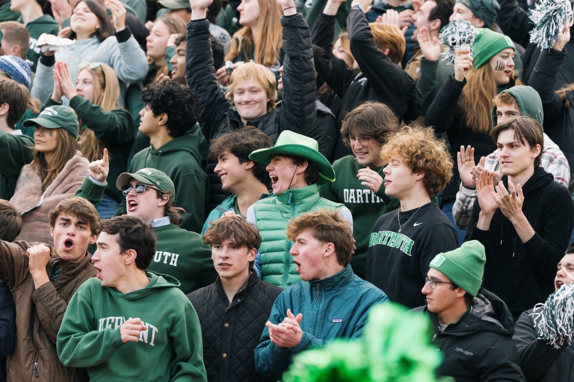 Big Green fans cheering