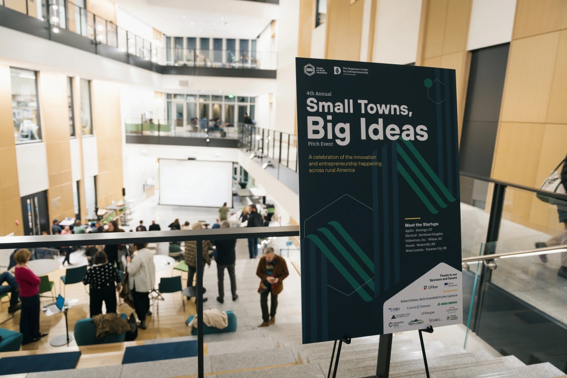 Small Towns, Big Ideas poster