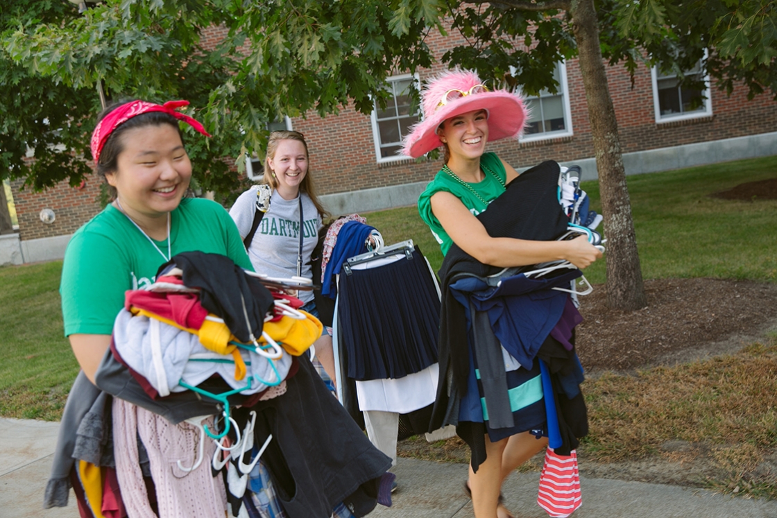 students move into their residence halls