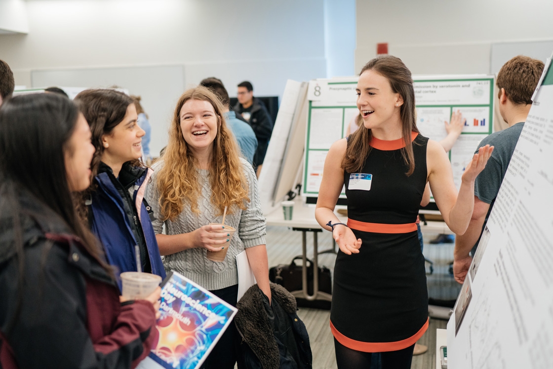 Students present at Neuroscience Day