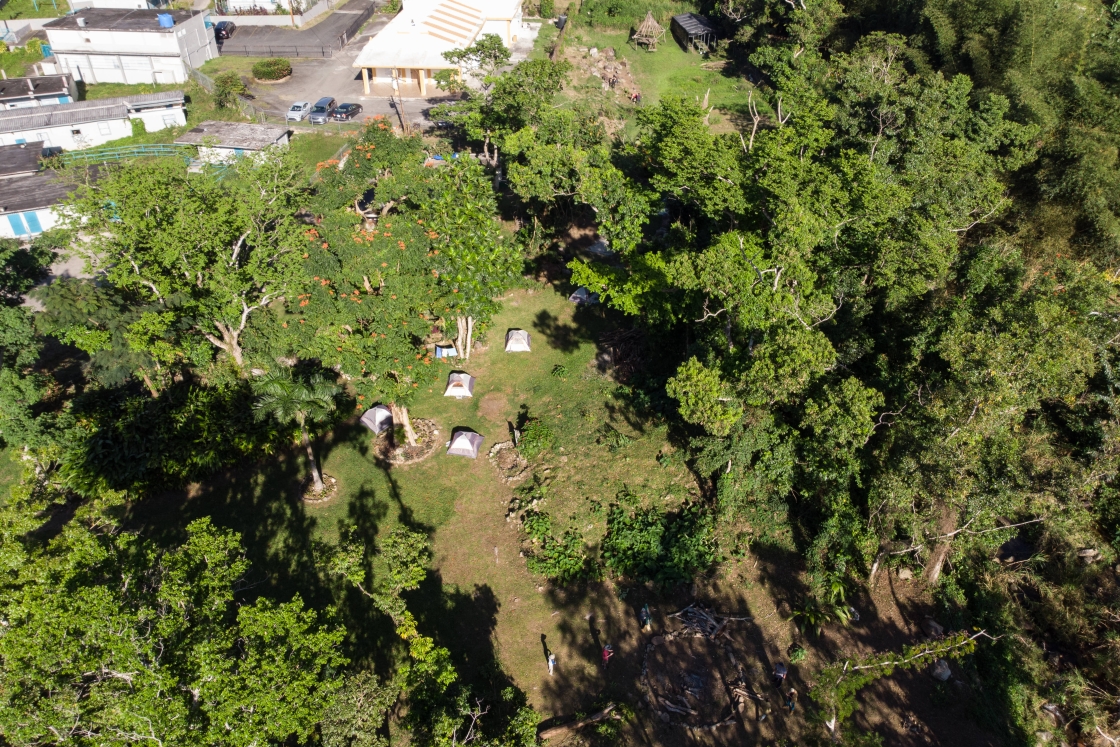 An aerial view of Jardin Ecologico de San Salvador,