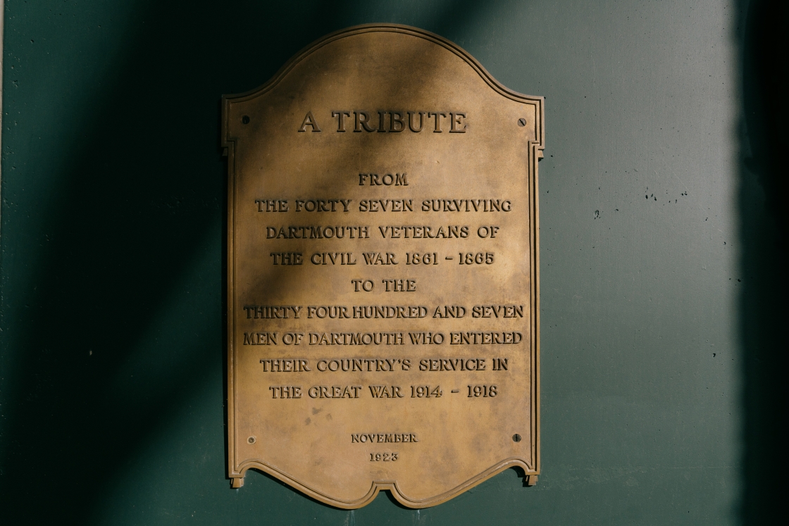 Civil War Tribute plaque