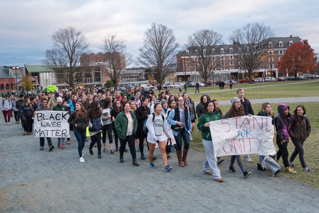 The Dartmouth community reacts by protesting the election