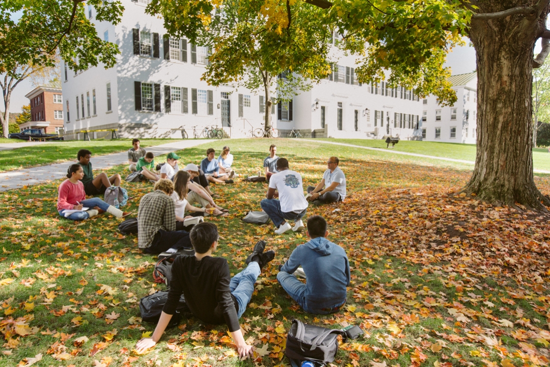 outdoor class in fall