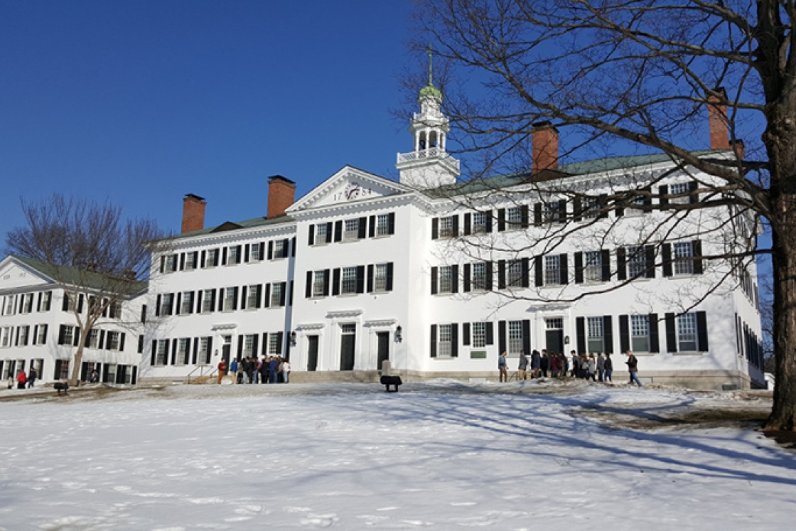 Dartmouth Hall campus tours