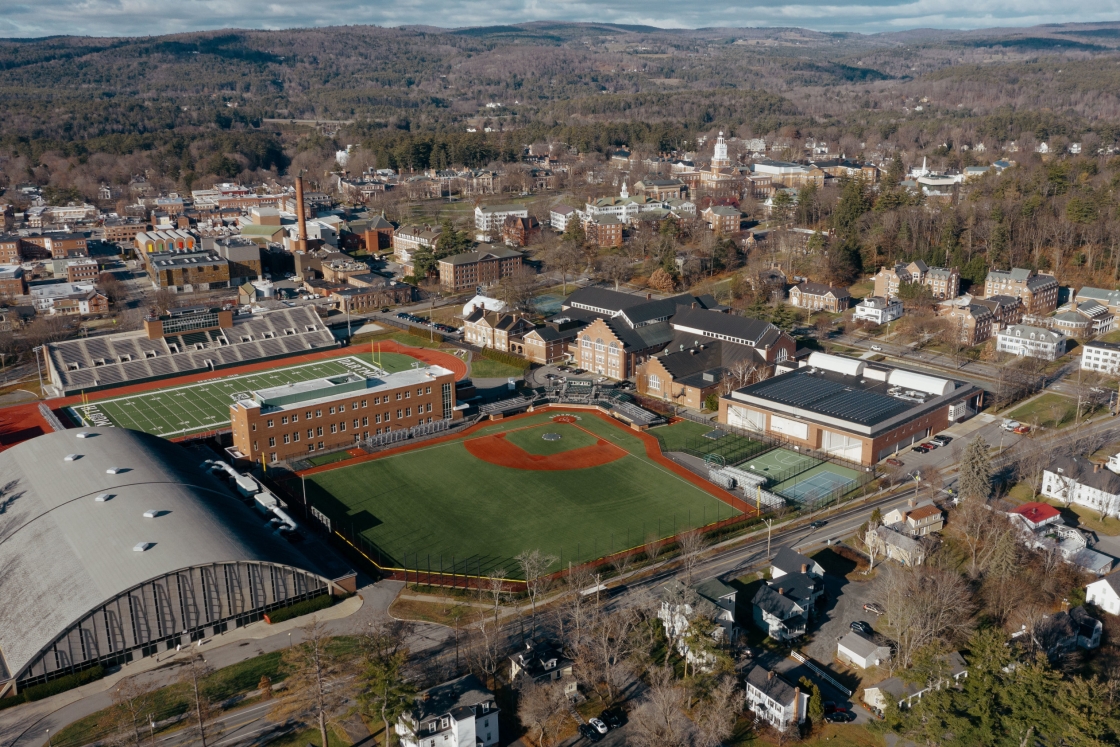 Aerial of Dartmouth campus