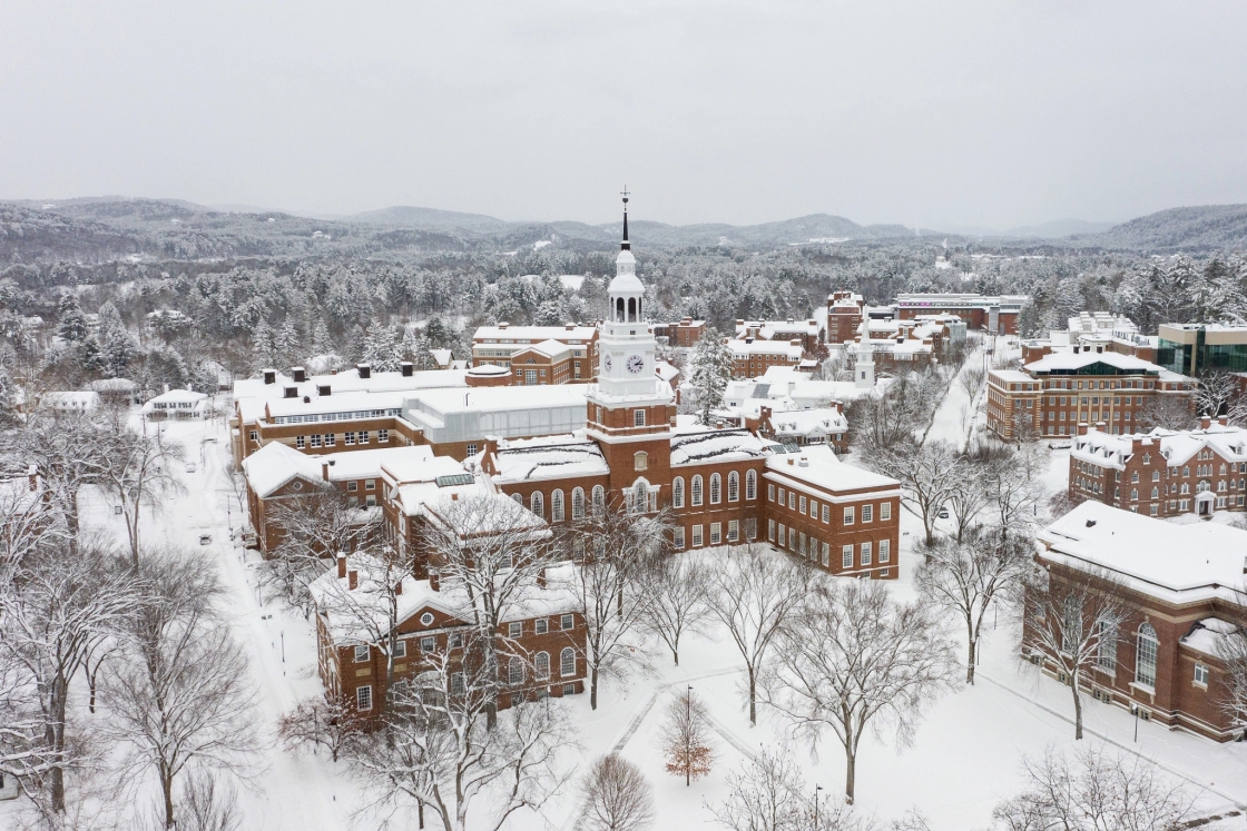 Dartmouth Campus during winter