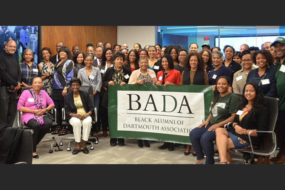 a group of Black Alumni of Dartmouth Association members