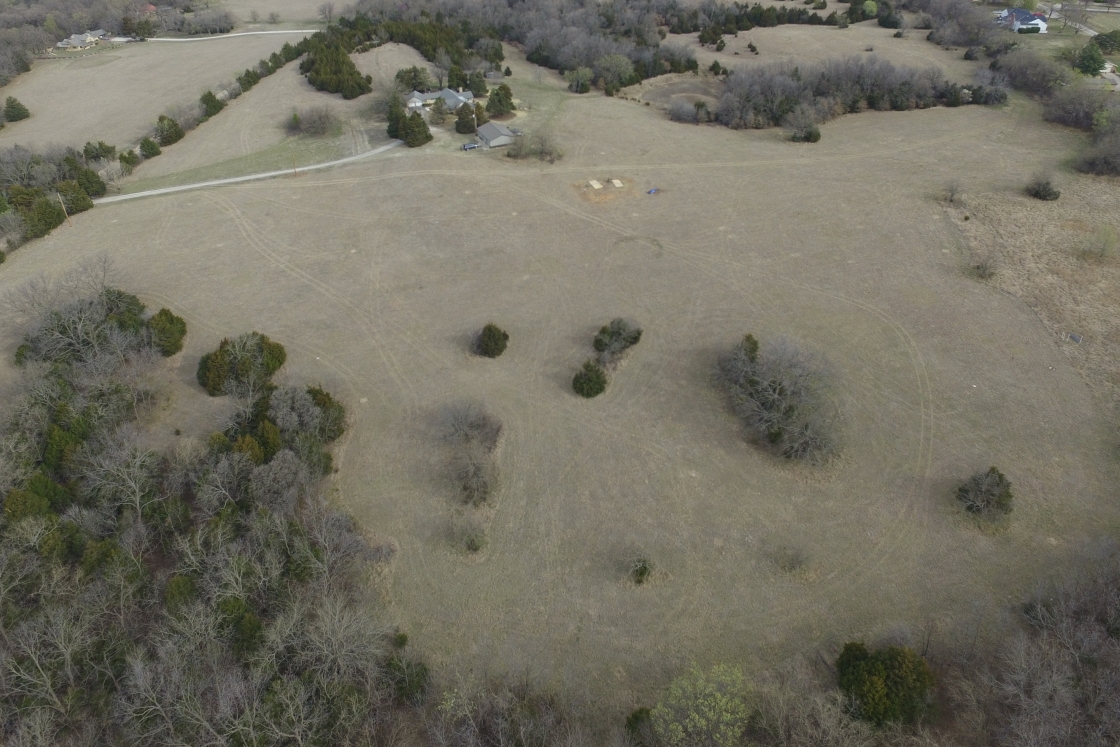 drone shot of ancestral site