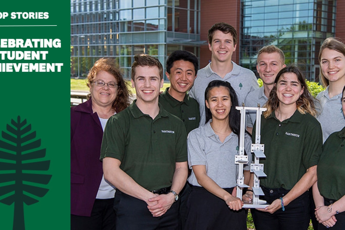 a group from Thayer School of Engineering won NASA's 2019 &quot;BIG Idea Challenge&quot; for its innovative design of a Mars greenhouse that could grow food and sustain a crew of astronauts on a future mission to the red planet.