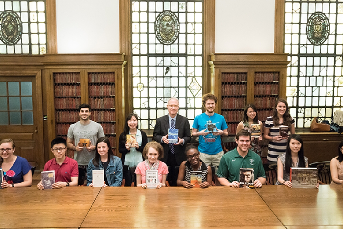 students honored in this year’s Bookplate Program