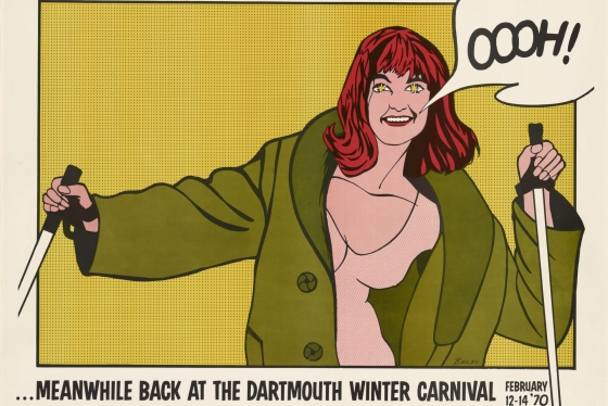 1970 Dartmouth College Winter Carnival poster