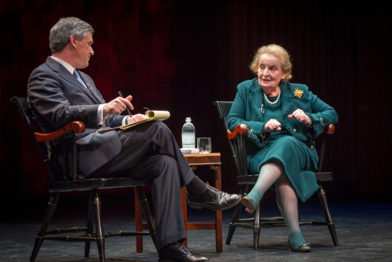 Former Secretary of State Madeleine Albright at Dartmouth College