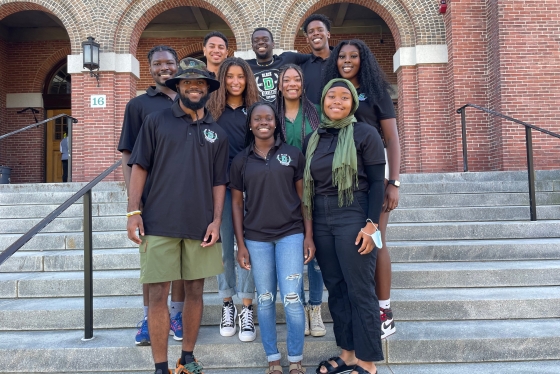 Members of the Dartmouth Black Student-Athlete Alliance