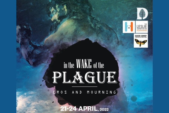 'In the Wake of the Plague' event poster