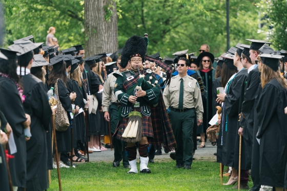 Commencement bagpiper