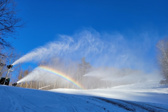 Rainbows over the Dartmouth Skiway