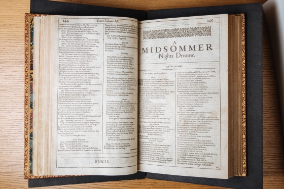 First Folio: 36 plays by Shakespeare