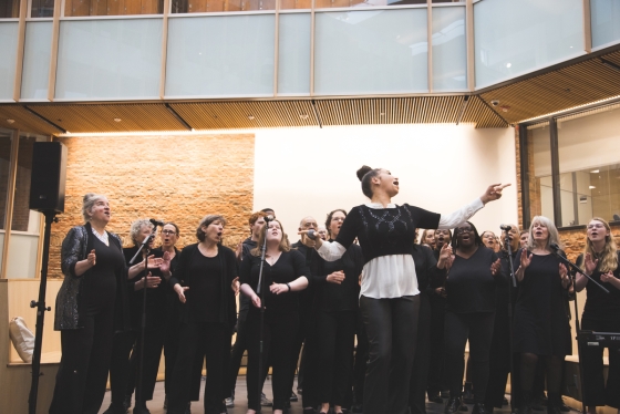 Dartmouth Gospel Choir performing
