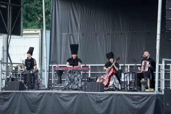 Ukrainian quartet DakhaBrakha holds a concert on the Green