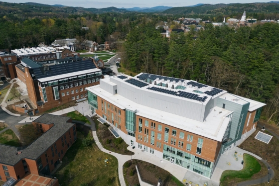 Aerial view of Class of 1982 Engineering and Computer Science Center.