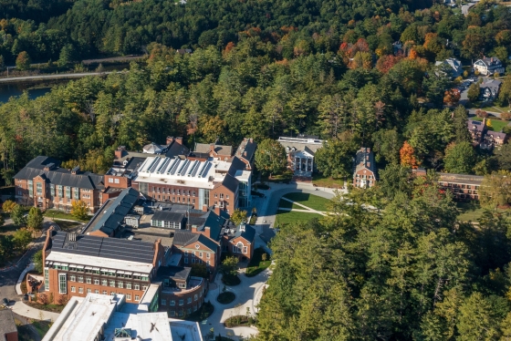 Aerial view of Tuck School of Business