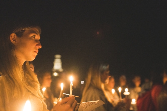 Community gathers at Dartmouth for a vigil