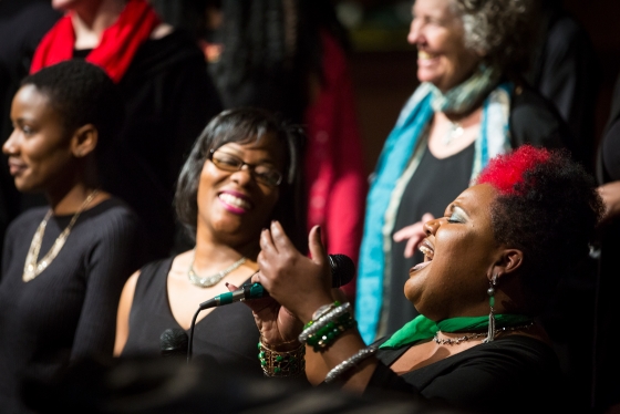 Gospel Choir sings at MLK multi-faith event