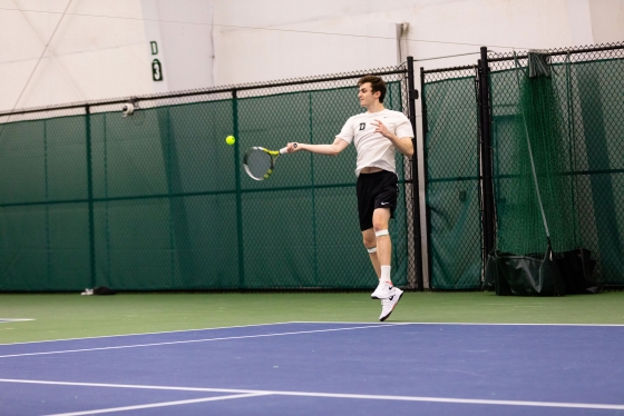 David Horneffer playing tennis